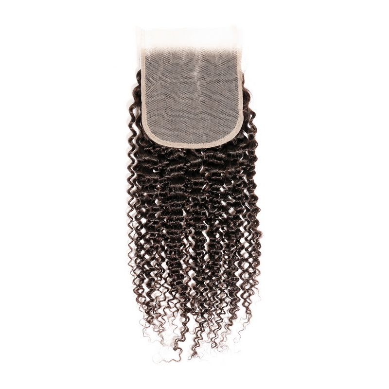 Virgin Hair Kinky Curly 4x4 5x5 6x6 7x7 Transparent Lace Closure